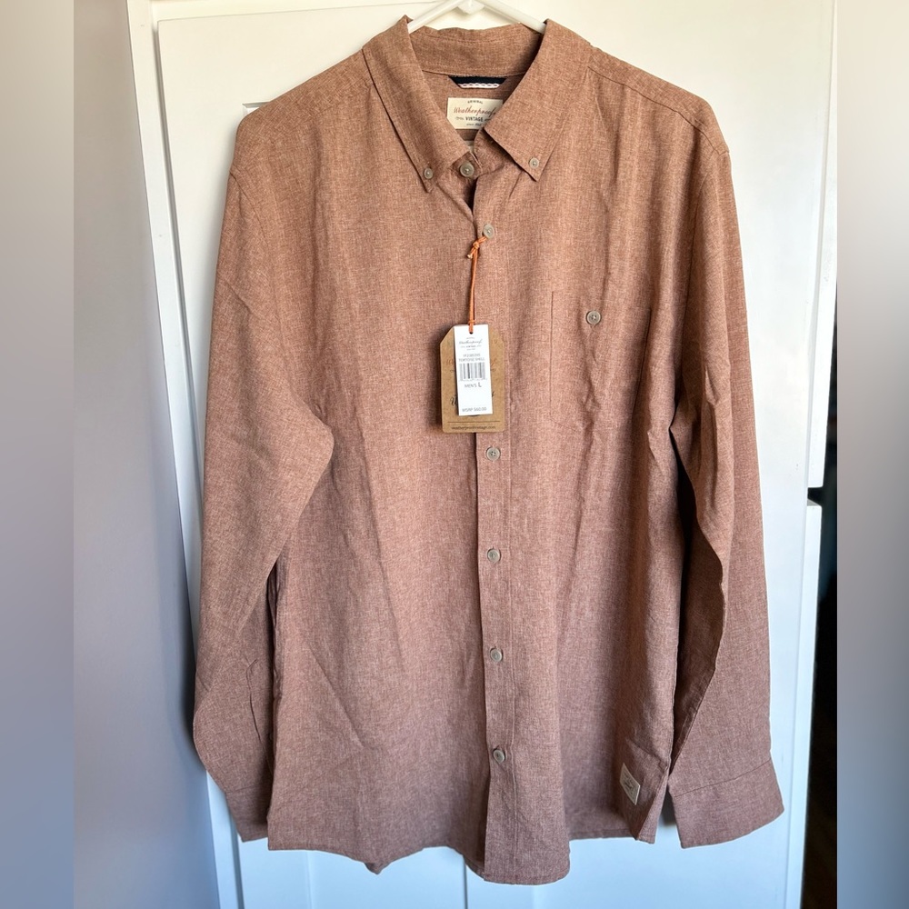 Men’s Weatherproof Vintage Button Down Shirt